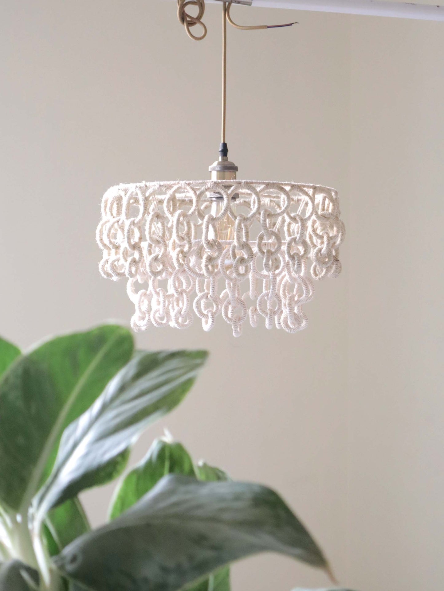 Boho Rope Link Lampshade | FIKA