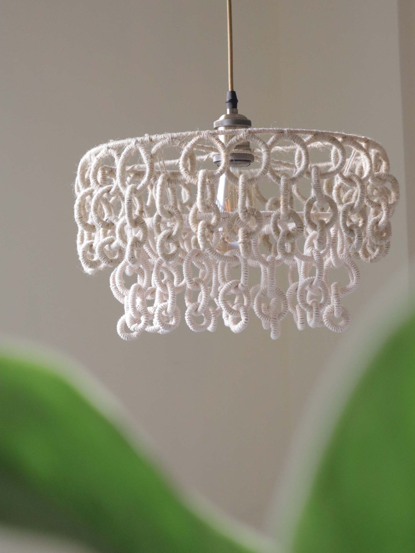 Boho Rope Link Lampshade | FIKA
