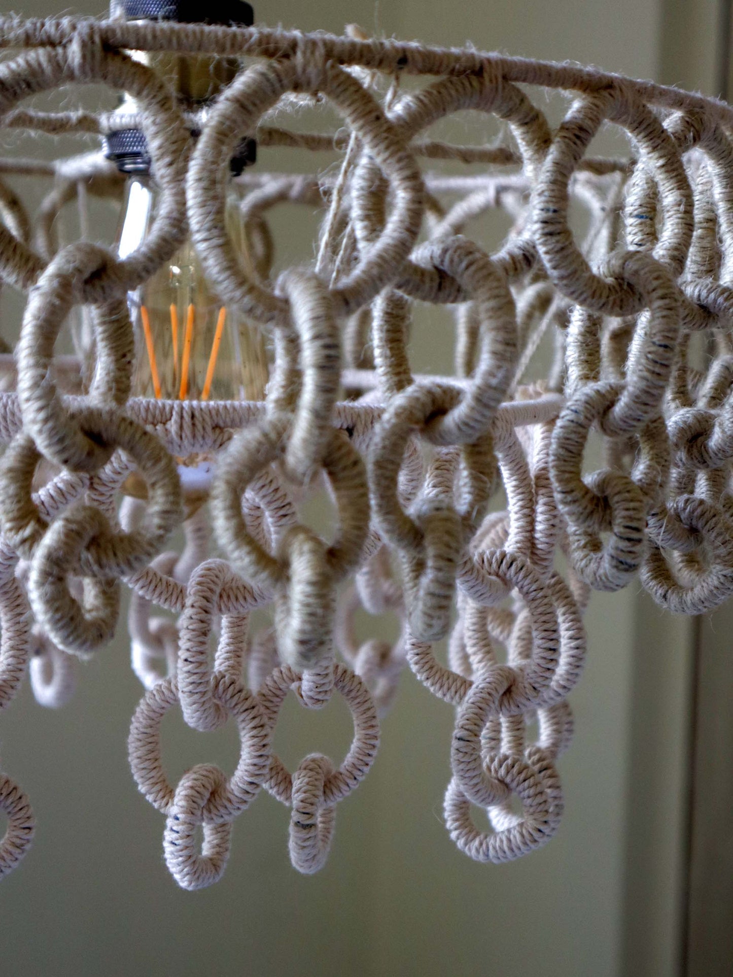Boho Rope Link Lampshade | FIKA
