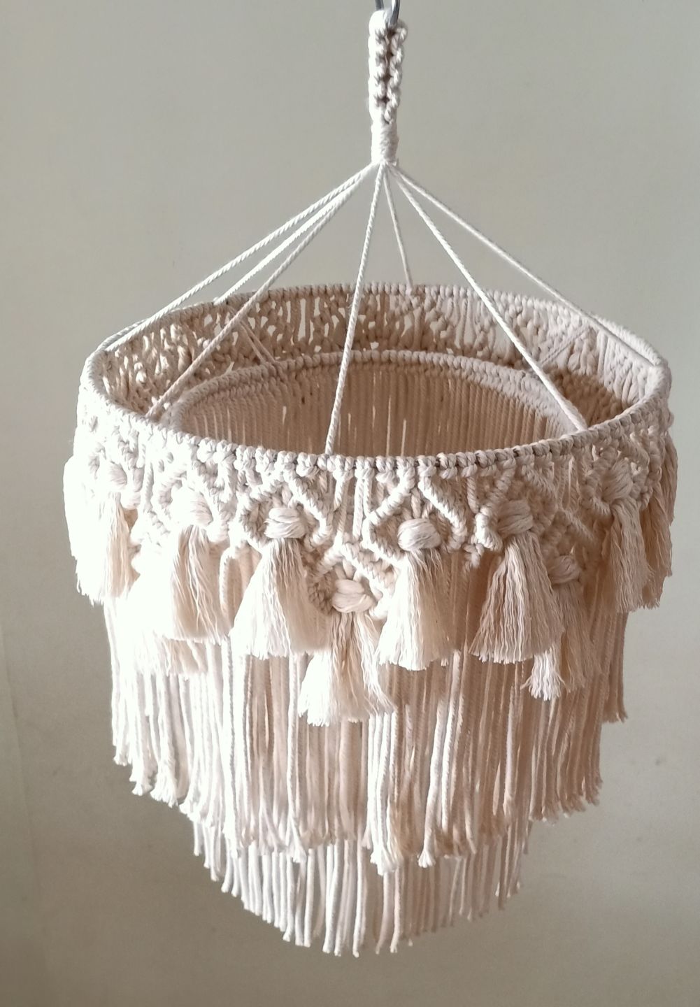 Boho Macrame Fringe Chandelier | ASRA