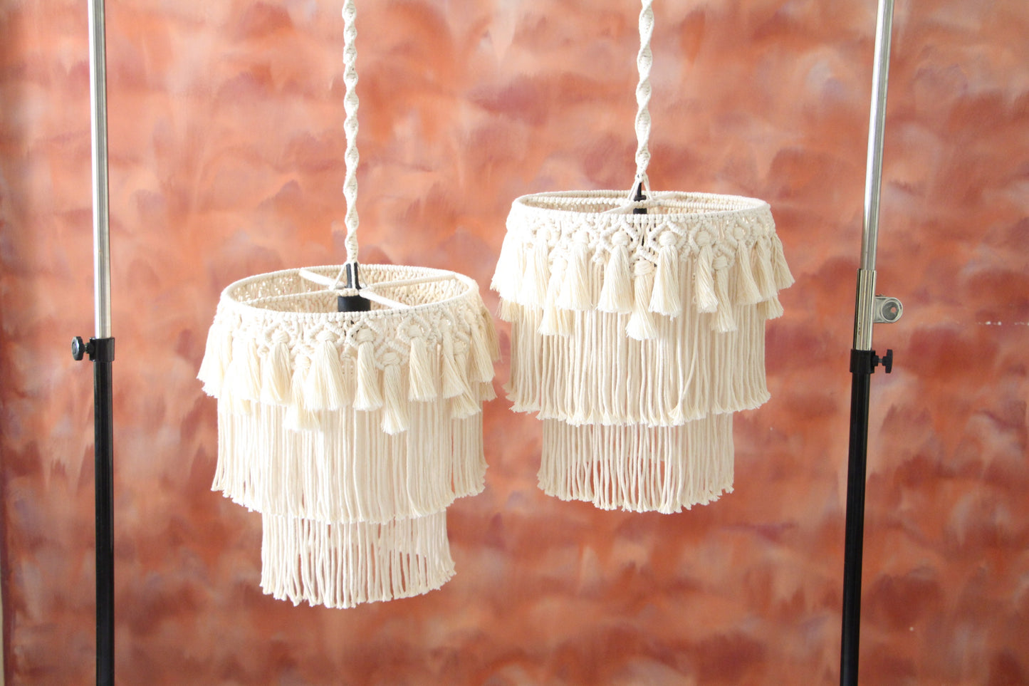 Boho Macrame Fringe Chandelier | ASRA
