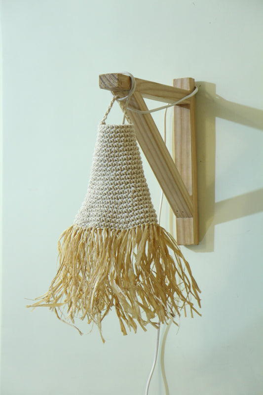 Rustic Crochet Lampshade |  U M A Y