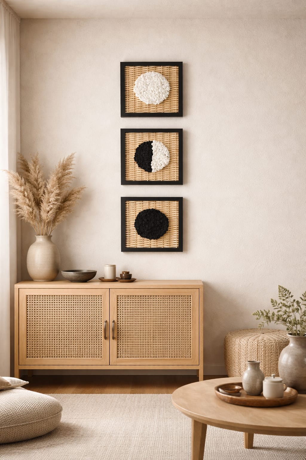 Contemporary Modern Fiber Artwork