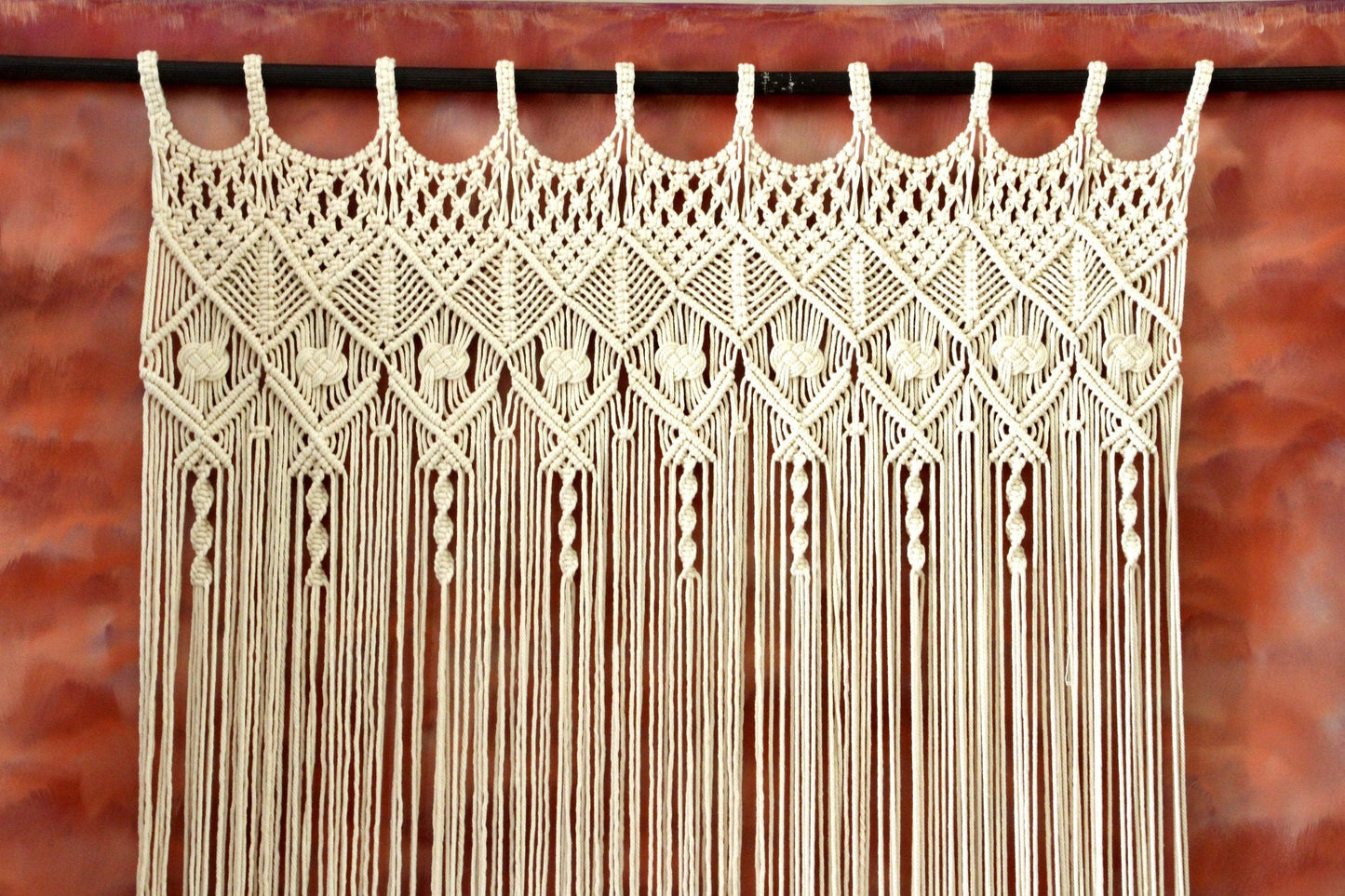Boho Macrame Curtain | F E Y R E