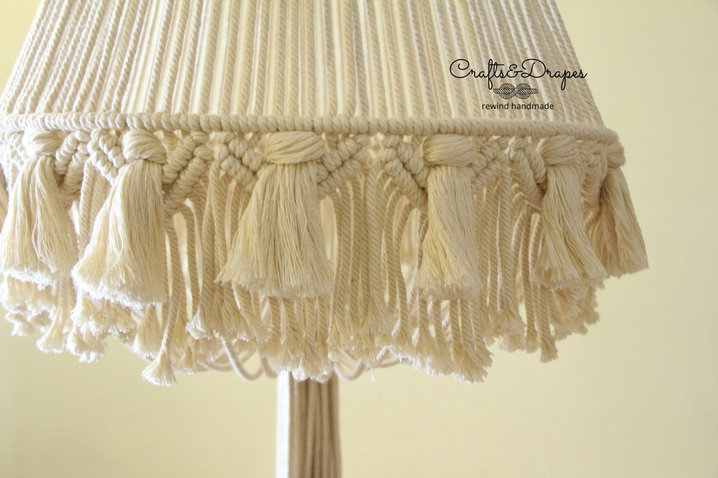 Boho Macrame Fringe Chandelier | KATARA