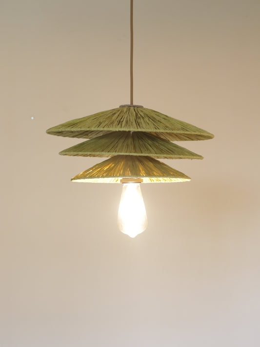 Paper Raffia Lampshade| HIKARI