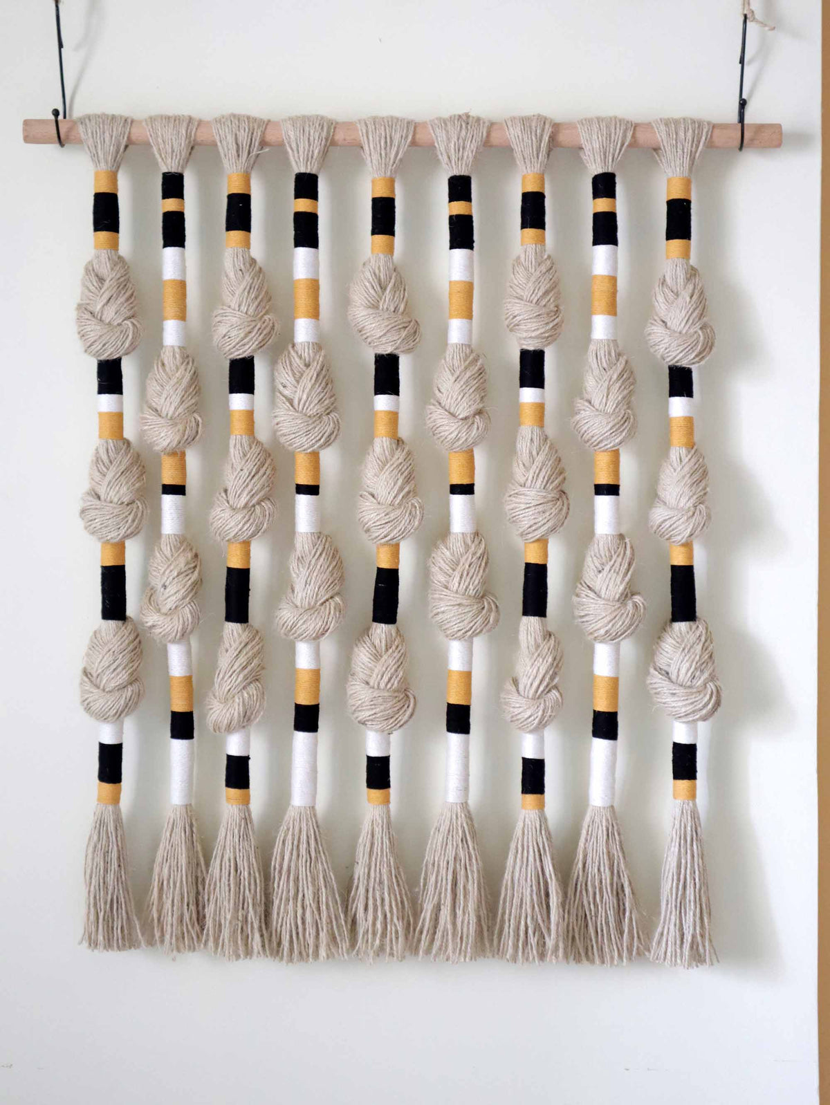 Modern Rope Decor Modern Rope Art Tapestry - Wall Art Sculpture – TheWovenSutra