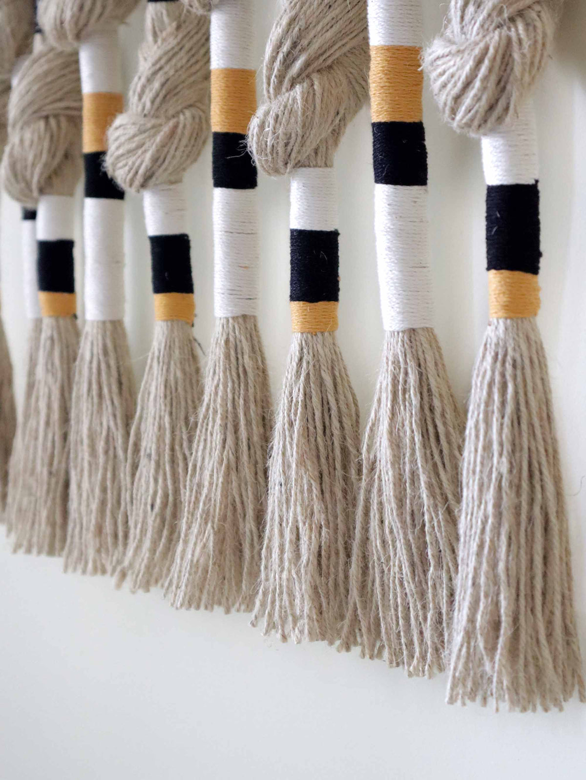 Modern Rope Decor Modern Rope Art Tapestry - Wall Art Sculpture – TheWovenSutra