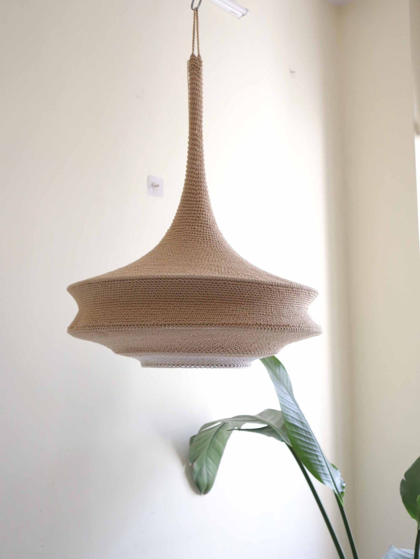 Modern Crochet Pendant Light |  ZURI