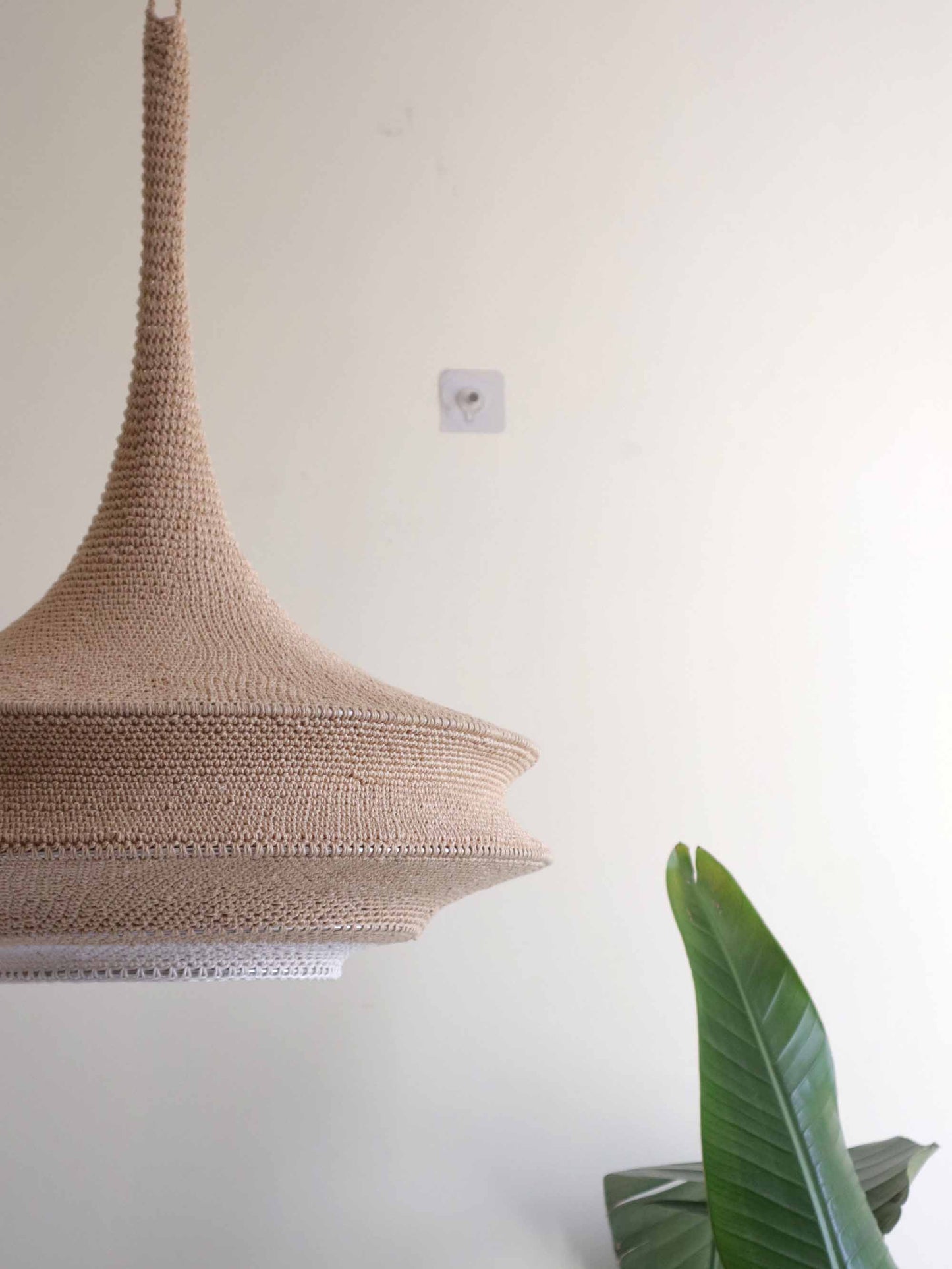 Modern Crochet Pendant Light |  ZURI