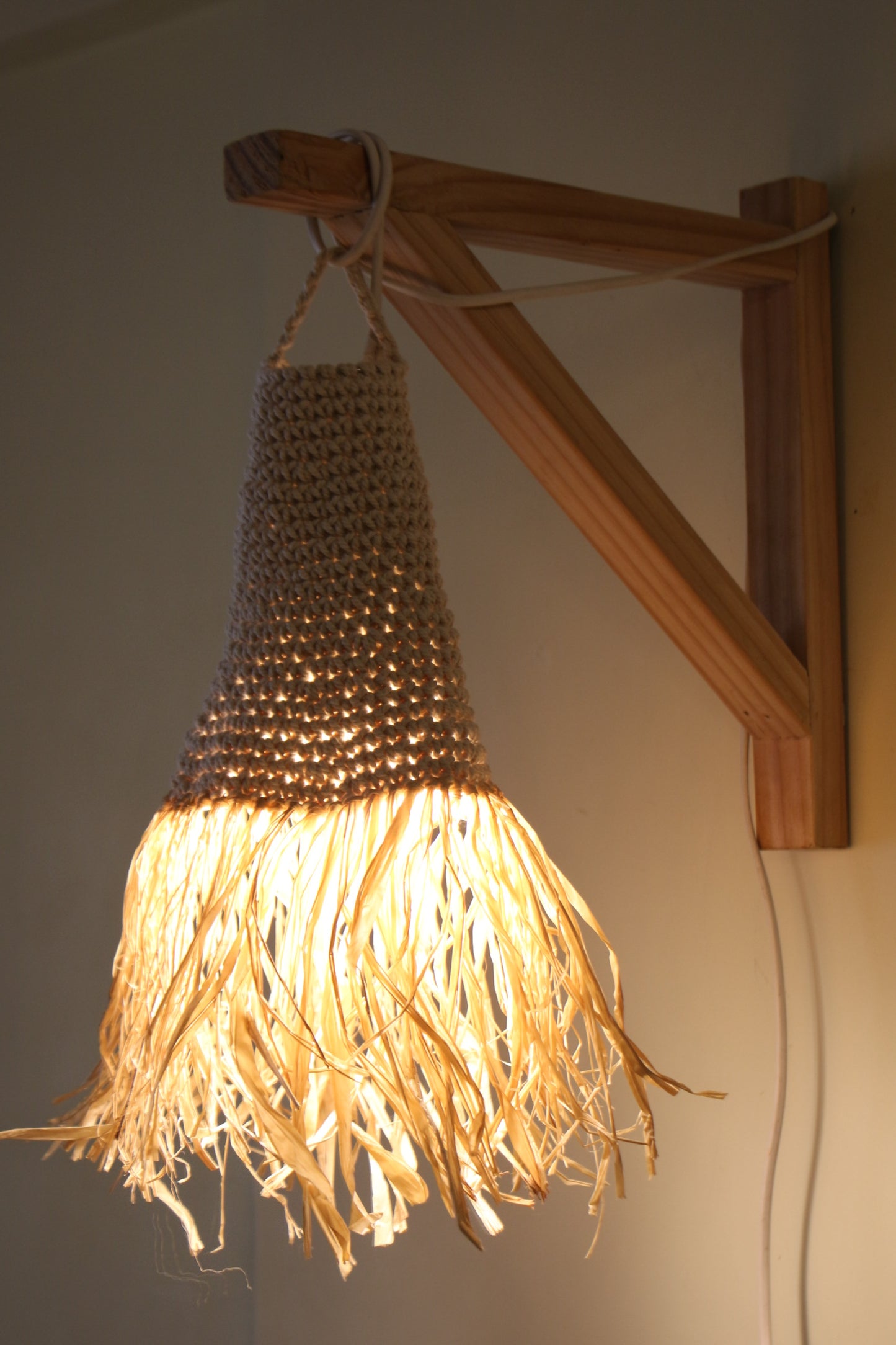 Rustic Crochet Lampshade |  U M A Y